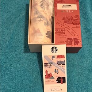 Starbucks Cream and Tan Jeolla Regional Tumbler